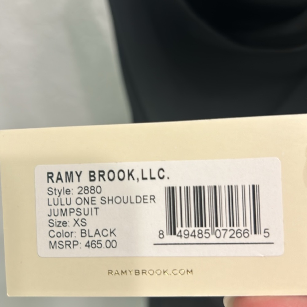 NWT Ramy Brooke one shoulder Lulu jumpsuit - Picture 6 of 6